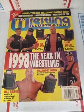Pro Wrestling Illustrated Magazine Mar 1998 Sting nWo 1997  In Review PWI Cb 52